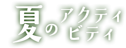 夏のアクティビティ